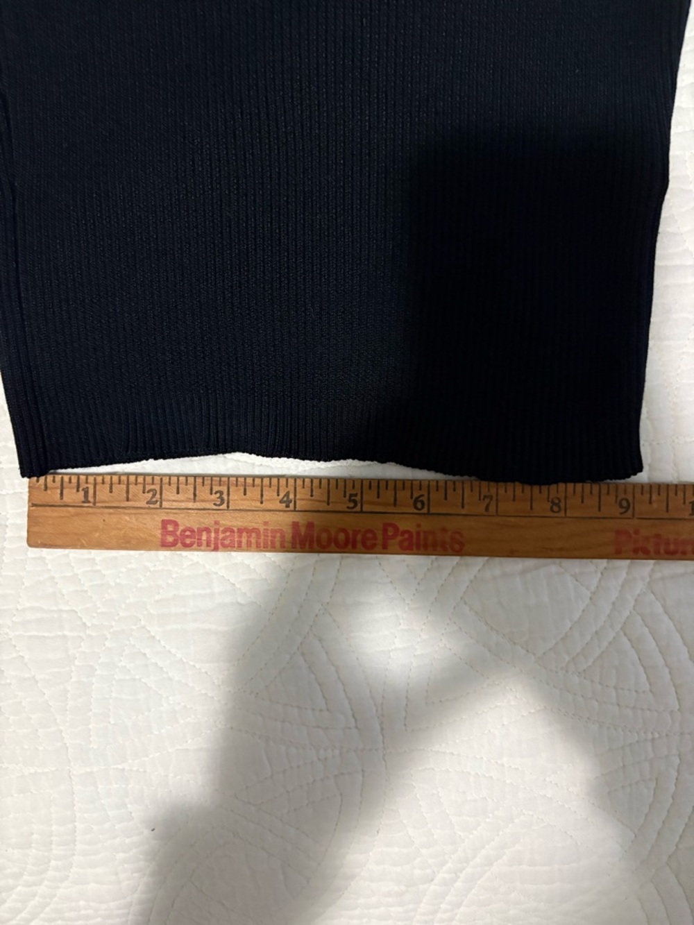 J. Crew Black Silk* Ribbed Top XS* - Picture 6 of 8
